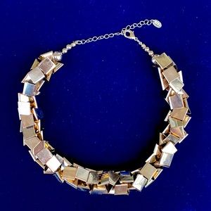 Zara Gold-Tone Chunky Statement Necklace